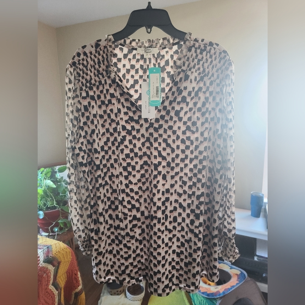 Alzbeta Long Seeve Blouse